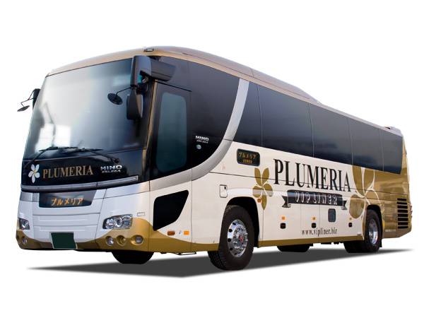 夜行高速長途巴士VIP  Plumeria｜女性專用｜成人・單程票｜堺東・難波・西梅田 ・京都→新宿・大宮