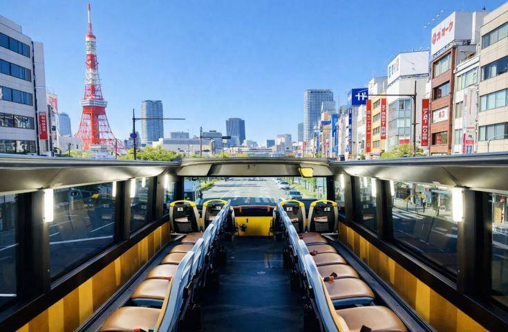 2026東京草莓巴士~附贈豪華草莓BOX♪ 敞篷頂座｜ 海灣路線 01O-5422-H1｜13:50發車